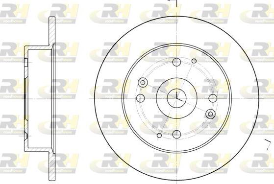 Roadhouse 6448.00 - Спирачен диск vvparts.bg