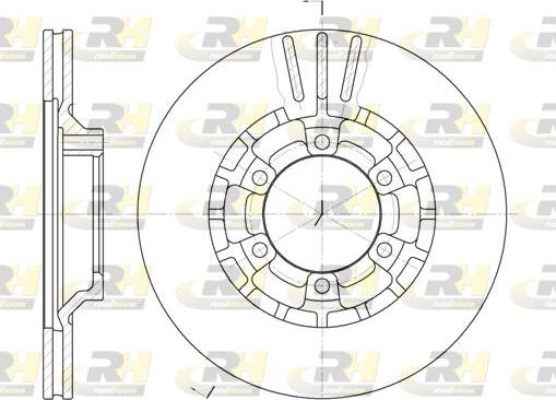 Roadhouse 6464.10 - Спирачен диск vvparts.bg