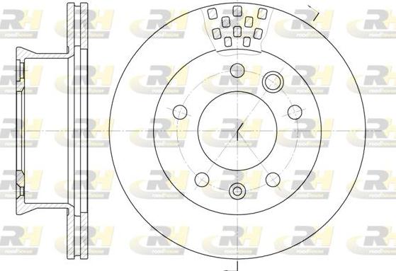 Roadhouse 6461.10 - Спирачен диск vvparts.bg