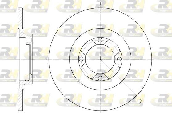 Roadhouse 6400.00 - Спирачен диск vvparts.bg