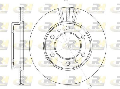 Roadhouse 6408.10 - Спирачен диск vvparts.bg