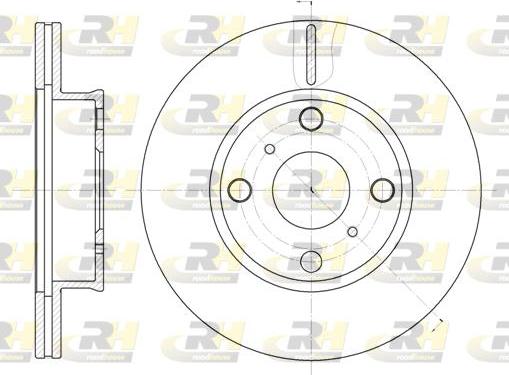 Roadhouse 6402.10 - Спирачен диск vvparts.bg