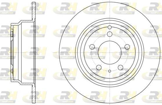 Roadhouse 6411.00 - Спирачен диск vvparts.bg