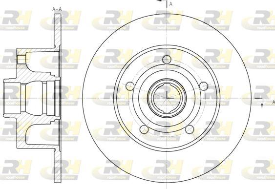 Roadhouse 6431.00 - Спирачен диск vvparts.bg