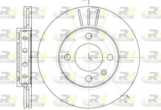 Roadhouse 6426.10 - Спирачен диск vvparts.bg