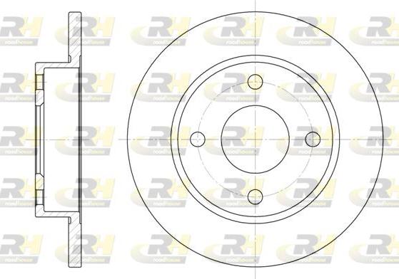 Roadhouse 6427.00 - Спирачен диск vvparts.bg