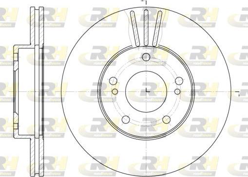 Roadhouse 6474.10 - Спирачен диск vvparts.bg