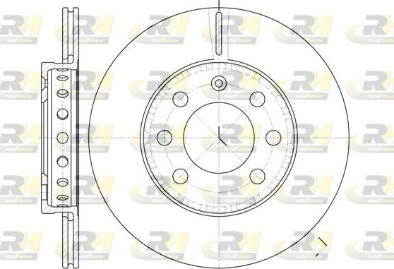 Roadhouse 6595.00 - Спирачен диск vvparts.bg