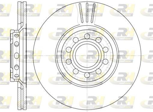 Roadhouse 6596.10 - Спирачен диск vvparts.bg