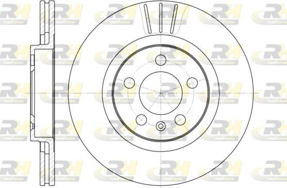 Roadhouse 6546.10 - Спирачен диск vvparts.bg