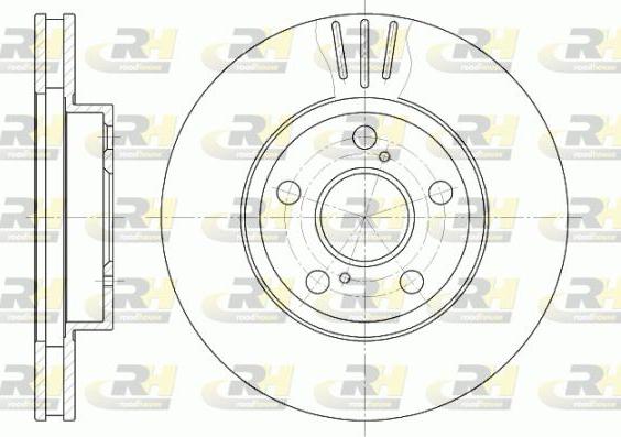 Roadhouse 6540.10 - Спирачен диск vvparts.bg