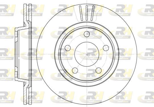 Roadhouse 6548.10 - Спирачен диск vvparts.bg