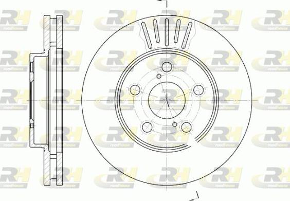 Roadhouse 6542.10 - Спирачен диск vvparts.bg