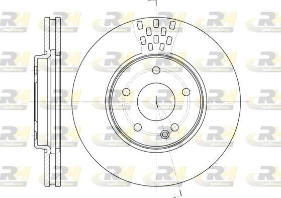 Roadhouse 6556.10 - Спирачен диск vvparts.bg