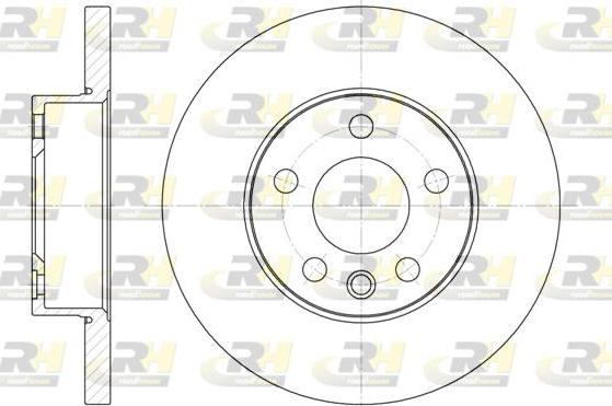 Roadhouse 6550.00 - Спирачен диск vvparts.bg