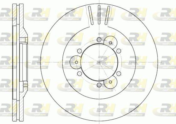 Roadhouse 6560.10 - Спирачен диск vvparts.bg