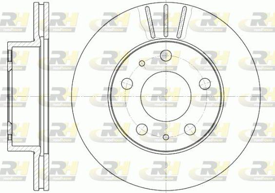 Roadhouse 6504.10 - Спирачен диск vvparts.bg