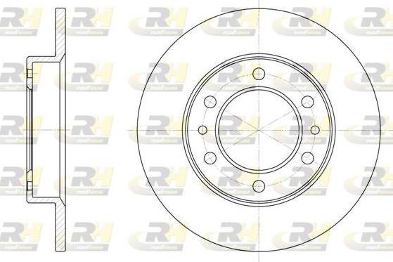 Roadhouse 6505.00 - Спирачен диск vvparts.bg