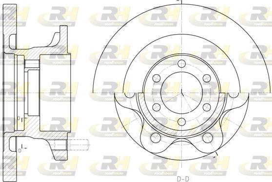 Roadhouse 6500.00 - Спирачен диск vvparts.bg