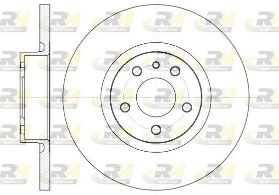 Roadhouse 6512.00 - Спирачен диск vvparts.bg