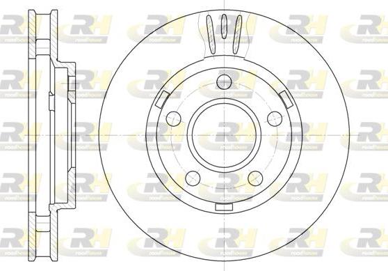 Roadhouse 6581.10 - Спирачен диск vvparts.bg