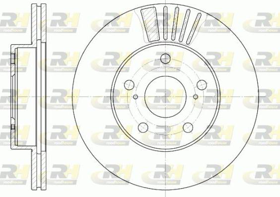 Roadhouse 6582.10 - Спирачен диск vvparts.bg