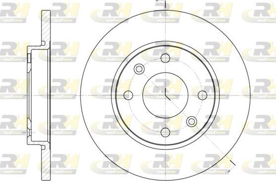 Roadhouse 6535.00 - Спирачен диск vvparts.bg