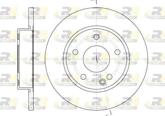 Roadhouse 6526.00 - Спирачен диск vvparts.bg