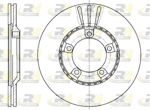 Roadhouse 6520.10 - Спирачен диск vvparts.bg