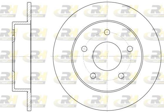 Roadhouse 6574.00 - Спирачен диск vvparts.bg