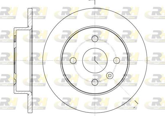 Roadhouse 6570.00 - Спирачен диск vvparts.bg