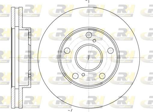 Roadhouse 6571.10 - Спирачен диск vvparts.bg