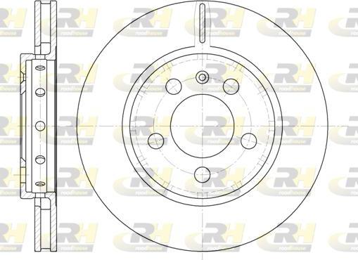 Roadhouse 6646.10 - Спирачен диск vvparts.bg