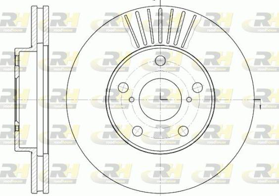 Roadhouse 6640.10 - Спирачен диск vvparts.bg