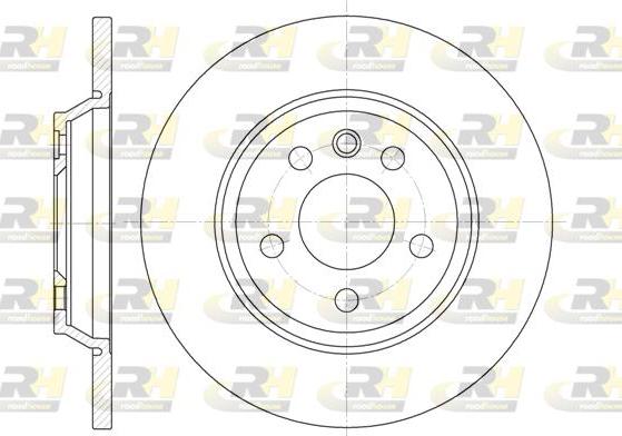 Roadhouse 6659.00 - Спирачен диск vvparts.bg