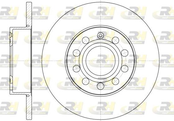 Roadhouse 6650.00 - Спирачен диск vvparts.bg