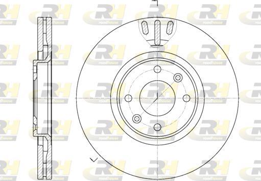 Roadhouse 6657.10 - Спирачен диск vvparts.bg