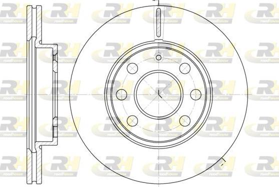 Roadhouse 6665.10 - Спирачен диск vvparts.bg