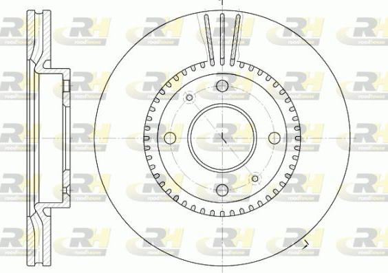 Roadhouse 6668.10 - Спирачен диск vvparts.bg