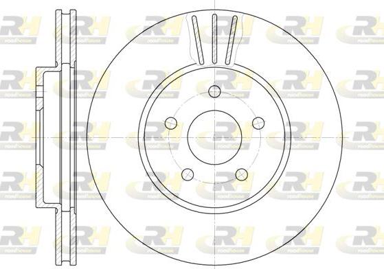 Roadhouse 6607.10 - Спирачен диск vvparts.bg