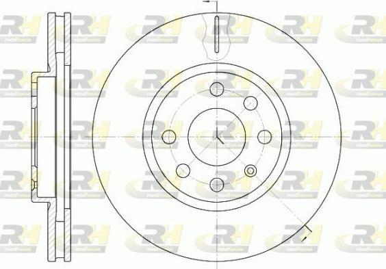 Roadhouse 6611.10 - Спирачен диск vvparts.bg