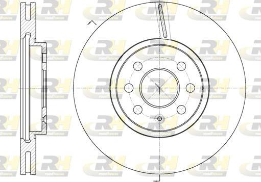 Roadhouse 6685.10 - Спирачен диск vvparts.bg