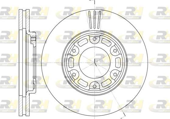 Roadhouse 6634.10 - Спирачен диск vvparts.bg