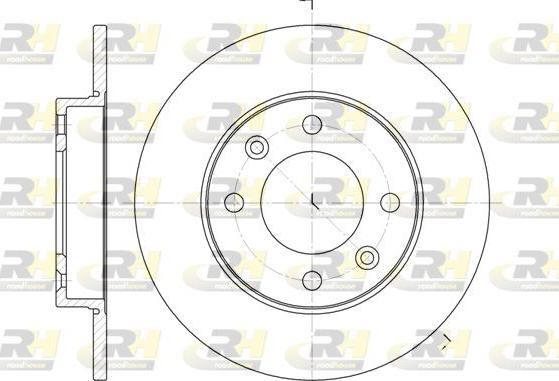 Roadhouse 6630.00 - Спирачен диск vvparts.bg