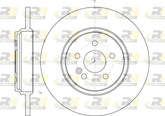 Roadhouse 6631.00 - Спирачен диск vvparts.bg