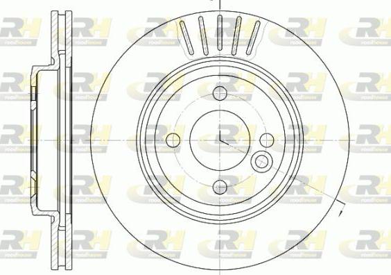 Roadhouse 6624.10 - Спирачен диск vvparts.bg