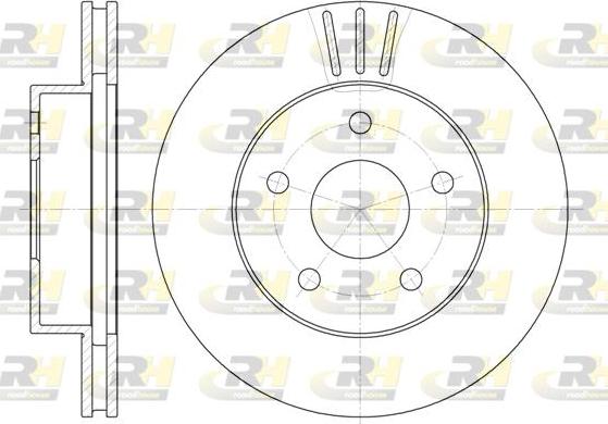 Roadhouse 6626.10 - Спирачен диск vvparts.bg