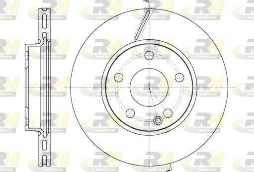 Roadhouse 6675.10 - Спирачен диск vvparts.bg