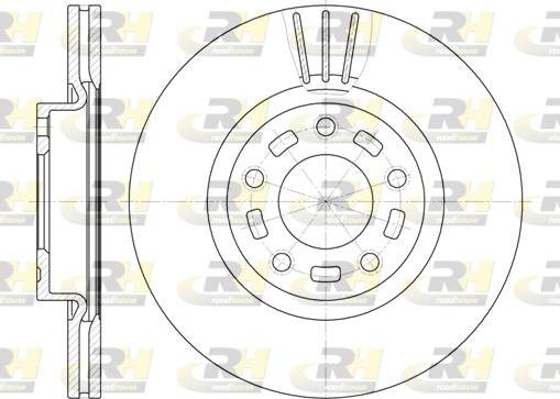 Roadhouse 6672.10 - Спирачен диск vvparts.bg