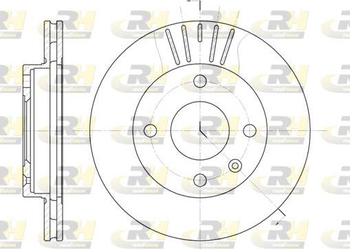 Roadhouse 6096.10 - Спирачен диск vvparts.bg